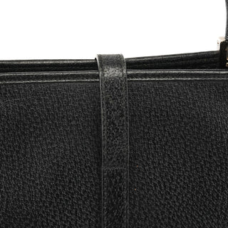 Gucci 002 1073 Black Leather Jackie Tote Bag
