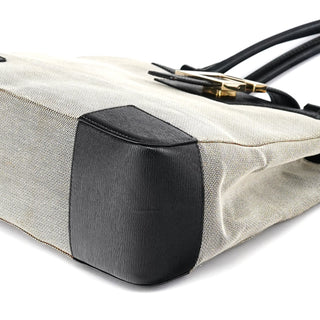 Gucci 002 1103 Beige Canvas Square G Tote Bag