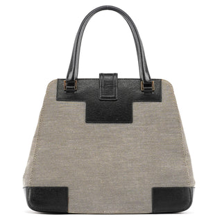 Gucci 002 1103 Beige Canvas Square G Tote Bag