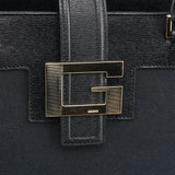 Gucci 002 1109 Navy Canvas Square G Tote Bag