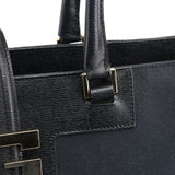 Gucci 002 1109 Navy Canvas Square G Tote Bag