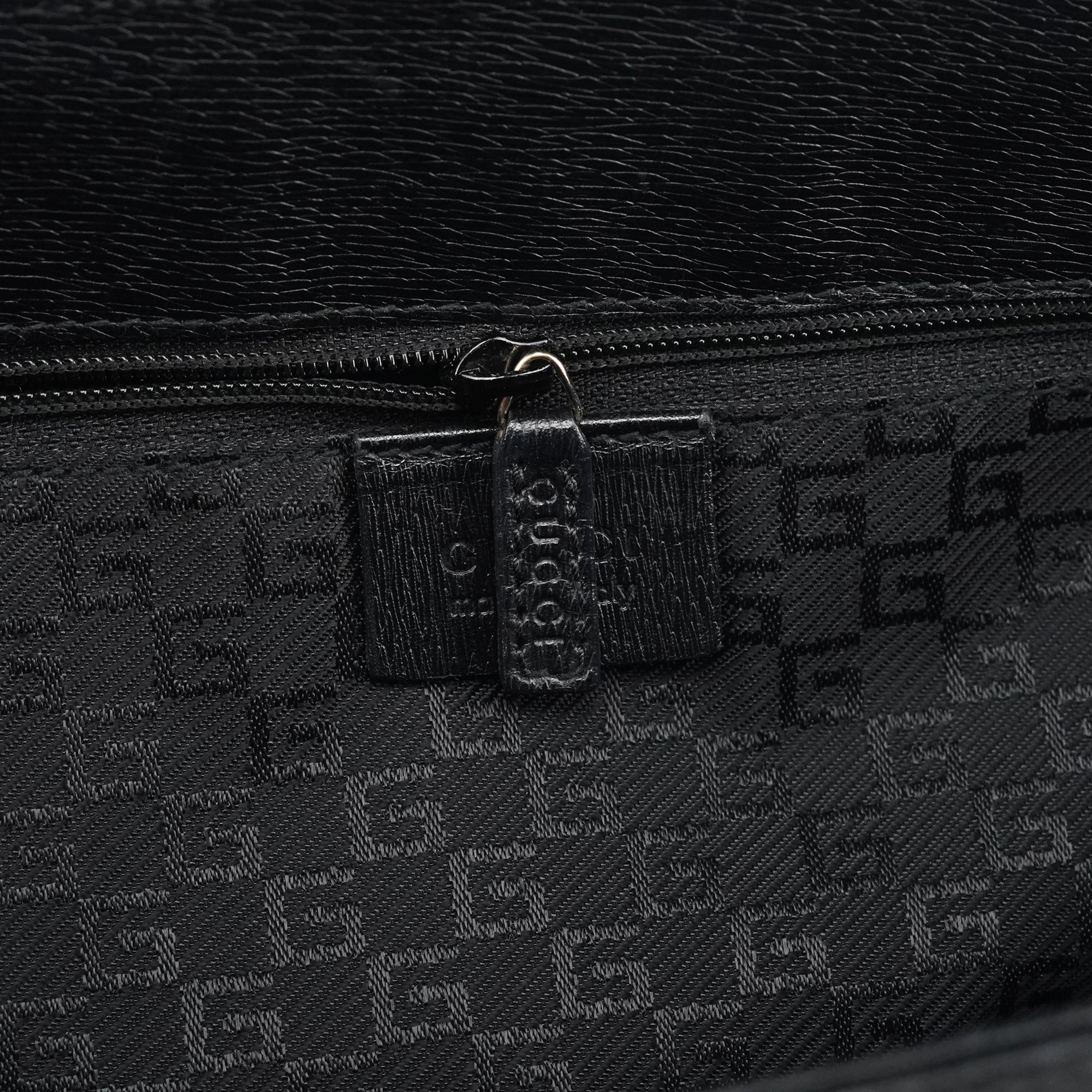 Gucci 002 1109 Navy Canvas Square G Tote Bag