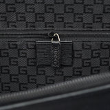 Gucci 002 1122 Black Leather Tote Bag