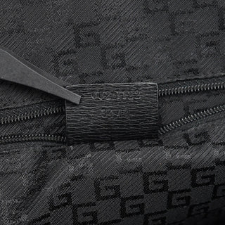 Gucci 002 1122 Black Leather Tote Bag