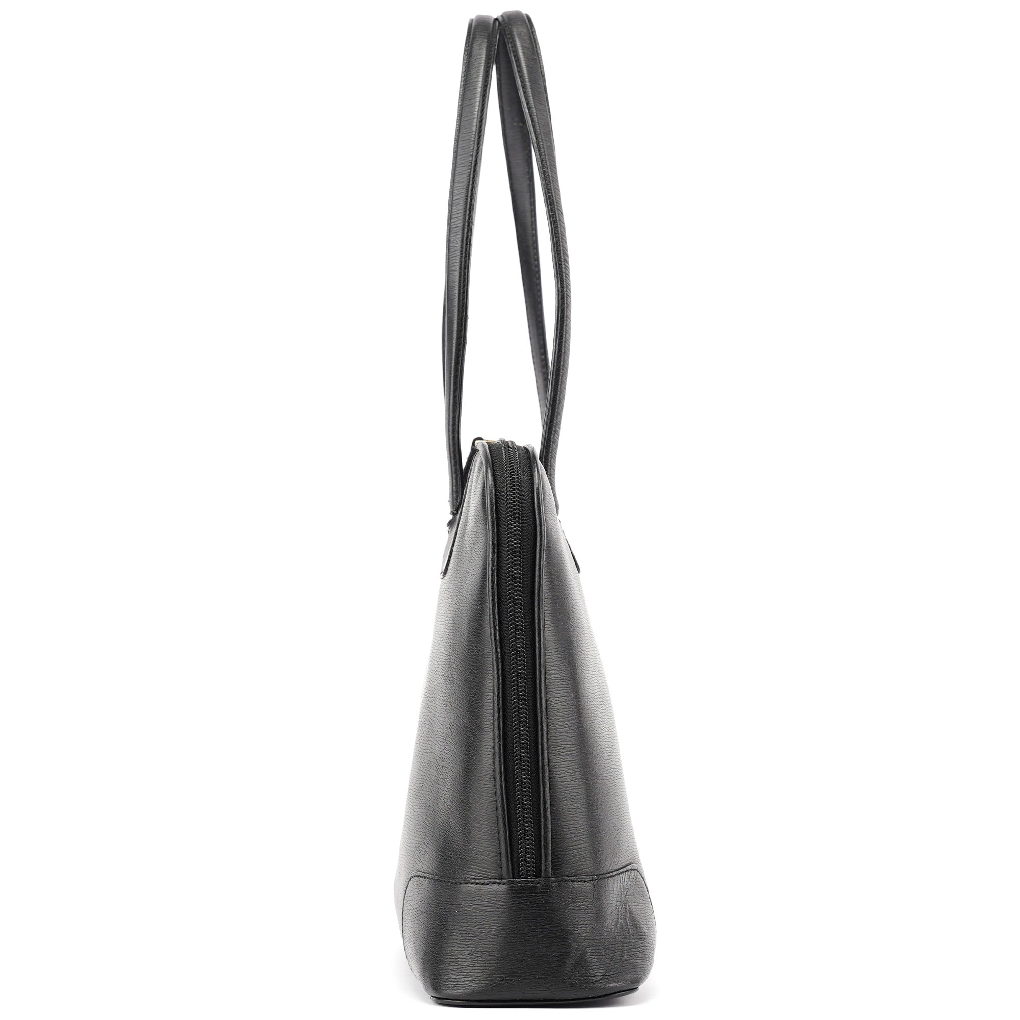 Gucci 002 1122 Black Leather Tote Bag