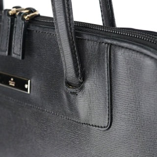 Gucci 002 1122 Black Leather Tote Bag