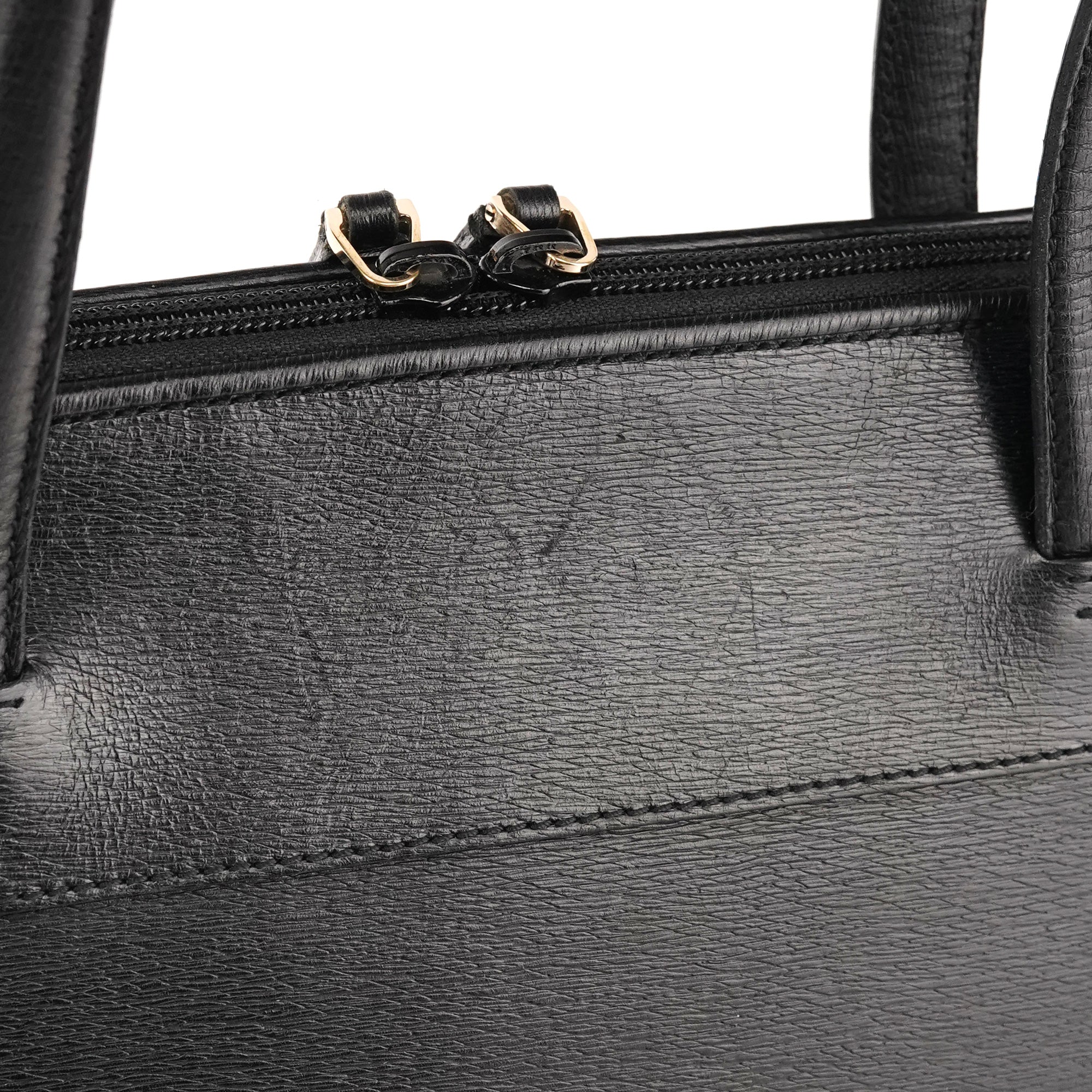 Gucci 002 1122 Sac cabas en cuir noir