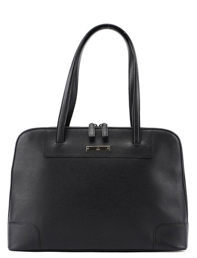 Gucci 002 1122 Black Leather Tote Bag