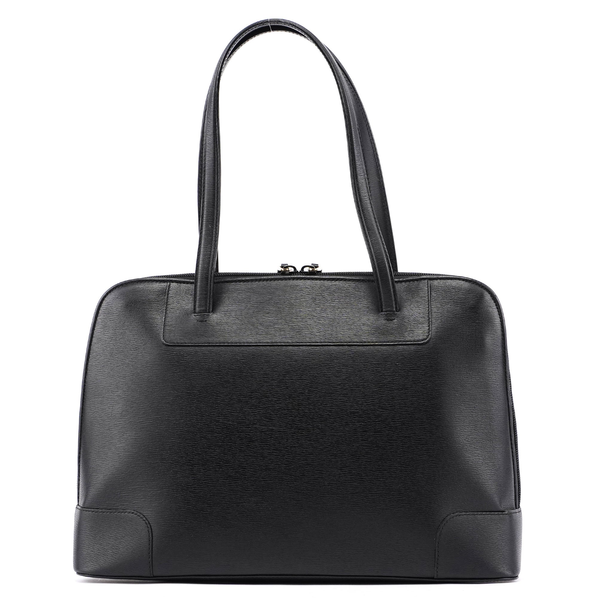 Gucci 002 1122 Black Leather Tote Bag