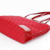 Gucci 002 1122 Red GG Tote Bag