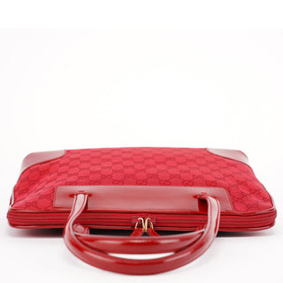 Gucci 002 1122 Red GG Tote Bag