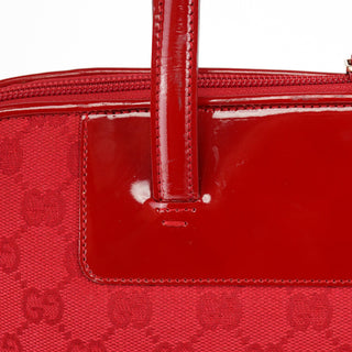 Gucci 002 1122 Red GG Tote Bag