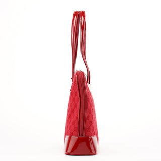 Gucci 002 1122 Red GG Tote Bag