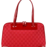 Gucci 002 1122 Red GG Tote Bag