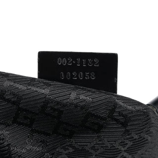 Gucci 002 1132 Black Patent Leather Jackie Tote Bag