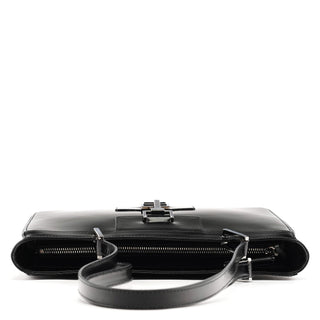 Gucci 002 1132 Black Patent Leather Jackie Tote Bag