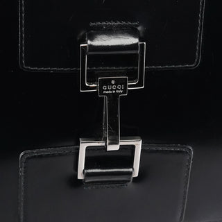 Gucci 002 1132 Black Patent Leather Jackie Tote Bag