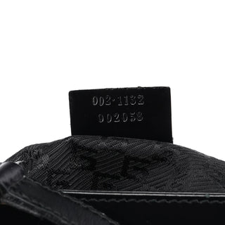 Gucci 002 1132 Black Patent Leather Jackie Tote Bag