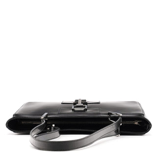 Gucci 002 1132 Black Patent Leather Jackie Tote Bag