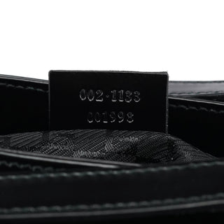 Gucci 002 1133 Black Patent Leather Jackie Tote Bag