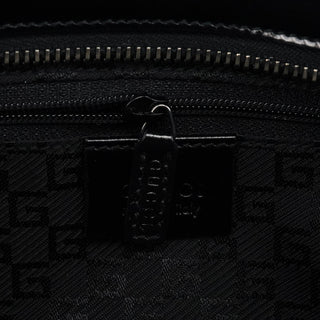 Gucci 002 1133 Black Patent Leather Jackie Tote Bag