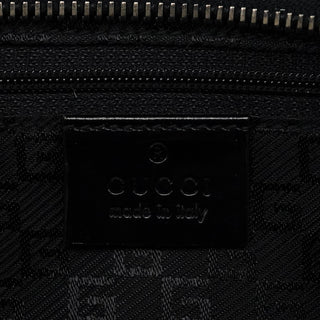 Gucci 002 1133 Black Patent Leather Jackie Tote Bag