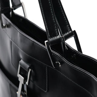 Gucci 002 1133 Black Patent Leather Jackie Tote Bag