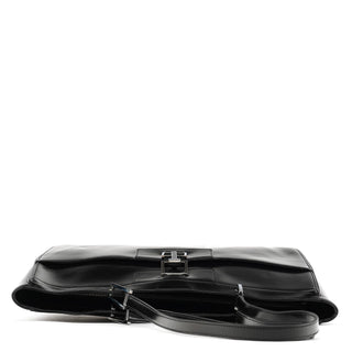 Gucci 002 1133 Black Patent Leather Jackie Tote Bag