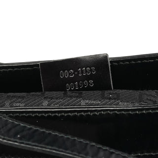 Gucci 002 1133 Black Patent Leather Jackie Tote Bag