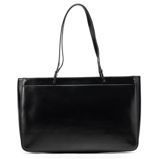 Gucci 002 1133 Black Patent Leather Jackie Tote Bag