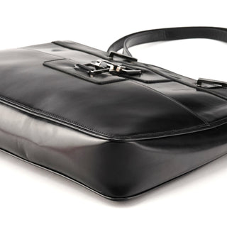 Gucci 002 1133 Black Patent Leather Jackie Tote Bag