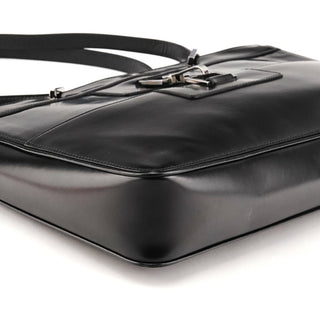 Gucci 002 1133 Black Patent Leather Jackie Tote Bag