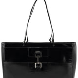 Gucci 002 1133 Black Patent Leather Jackie Tote Bag