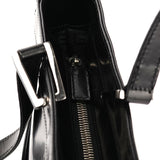 Gucci 002 1133 Black Patent Leather Jackie Tote Bag