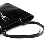 Gucci 002 1133 Black Patent Leather Jackie Tote Bag