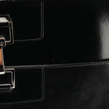 Gucci 002 1133 Black Patent Leather Jackie Tote Bag