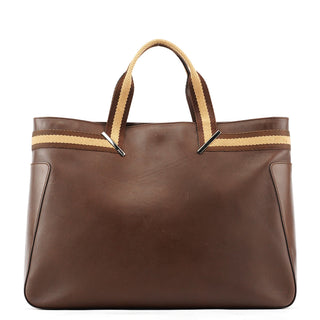Gucci 002 1134 Brown Calfskin Leather Tote Bag