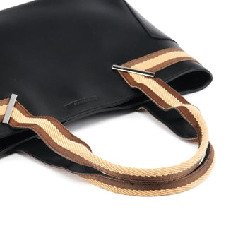 Gucci 002 1135 Black Calfskin Leather Tote Bag