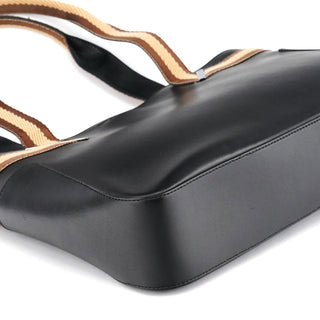 Gucci 002 1135 Black Calfskin Leather Tote Bag