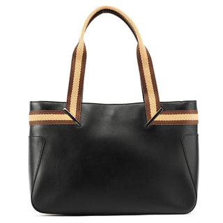 Gucci 002 1135 Black Calfskin Leather Tote Bag