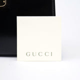 Gucci 002 2026 Black Leather Lady Lock Bag