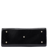 Gucci 002 2026 Black Leather Lady Lock Bag