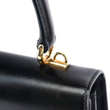 Gucci 002 2026 Black Leather Lady Lock Bag