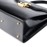 Gucci 002 2026 Black Leather Lady Lock Bag