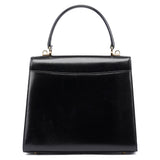 Gucci 002 2026 Black Leather Lady Lock Bag