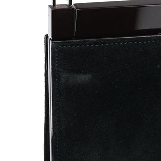 Gucci 004 0406 0498 Black Suede Crossbody Bag