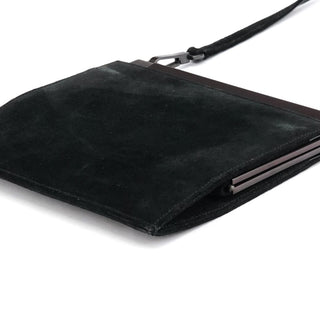 Gucci 004 0406 0498 Black Suede Crossbody Bag
