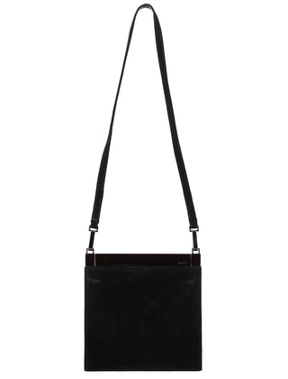 Gucci 004 0406 0498 Black Suede Crossbody Bag