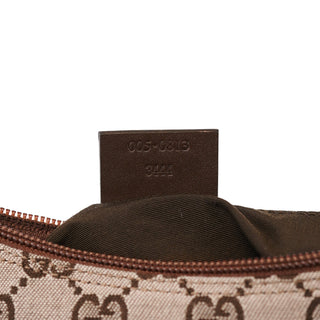Gucci 005 0813 Beige Brown GG Shoulder Bag