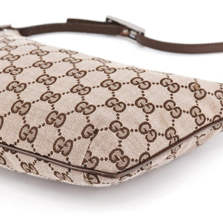 Gucci 005 0813 Beige Brown GG Shoulder Bag